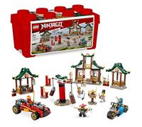 LEGO Ninjago La Boîte de Briques Créatives Ninja, pour Construire Un Parcours d'obstacles, Une Voiture Ninja, Une Moto et 6 Minifigurines, Jouet Enfants 5 Ans 71787