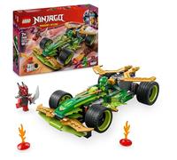 LEGO Ninjago La Voiture de Course à rétrofriction de Lloyd - Véhicule de Sport à Construire - Inclut 2 minifigurines de Lloyd et d'un Guerrier draconique - Idée Cadeau pour garçon dès 7 Ans 71828