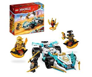 LEGO Ninjago La Voiture de Course Spinjitzu : Le Pouvoir du Dragon de Zane - Kit de Construction avec Rotation et 4 Minifigurines - Idée Cadeau Enfants Dès 7 Ans, Garçons et Filles 71791