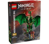 LEGO Ninjago Le Dragon Gardien - Maquette de Figurine de Dragon Articulée - Minifigurine de Maître WU & Présentoir Pittoresque Imitation Roche - Cadeau pour Garçon dès 14 Ans 71847