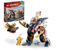 LEGO NINJAGO Set de construction 71792 – Robot bolide transformable de Sora, 3 minifigurines, 8 ans