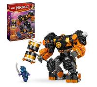 LEGO NINJAGO Jouet de construction 71806 – Robot élémentaire de la terre de Cole, 7+, 2 personnages