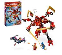 LEGO Ninjago Le Robot Grimpeur Ninja de Kai, Jouet d’Aventure pour Enfants, avec Figurine à Construire et 4 minifigurines, Idéal Cadeau d’Anniversaire pour Les Garçons et Les Filles dès 9 Ans 71812
