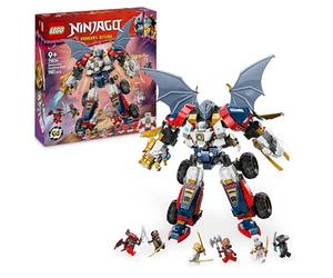 LEGO Ninjago Le Robot Ultra Combo de Zane - Jeu de Construction 4-en-1 avec Voiture, Avion, Dragon et 6 minifigurines - Idée Cadeau pour garçons et Filles dès 9 Ans Amateurs de la série TV 71834