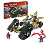 LEGO Ninjago 71820 Véhicule combiné équipe des ninjas - Set 4‑en‑1, 6 minifigurines, dès 9 ans