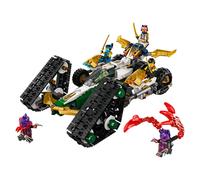 LEGO Ninjago 71820 Véhicule combiné équipe des ninjas - Set 4‑en‑1, 6 minifigurines, dès 9 ans