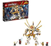 LEGO NINJAGO, Legacy Figure d'action, Le robot d'or avec Lloyd, Wu et le General Kozu, Set de construction Ninja, 120 pièces, 71702