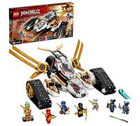 LEGO NINJAGO Legacy Ultra Sonic Raider 71739 Building Kit with a Motorcycle, Plane and Collectible Minifigures; New 2021 (725 Pieces), Multicolore, Standard