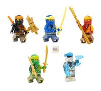 LEGO Ninjago : LEGO Ninjago Combo Set : 5 Core Ninja Minifgures (Lloyd, Jay, Cole, Zane et Kai)