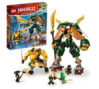 LEGO® NINJAGO 71794 L'Équipe de Robots des Ninjas Lloyd et Arin, Jouet de Ninja pour Enfants