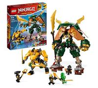 LEGO Ninjago Lloyd en Arins ninjateammecha, Mechs Set met 2 Combineerbare Actiefiguren en 5 Minifiguren, Ninja Bouwpakket voor Kinderen, Rollenspel Cadeau voor Jongens en Meisjes 71794
