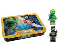 LEGO Figurine de collection en étain Ninjago : Lloyd vs. Bone Warrior avec cape verte supplémentaire