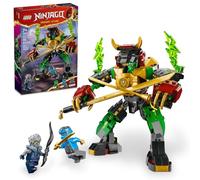 LEGO NINJAGO Lloyd's Elemental Power Mech Jouet de combat personnalisable avec 3 figurines d'action Ninja, ensemble de jeu d'aventure pour garçons et filles, idée de cadeau Ninja pour enfants à partir