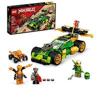 LEGO NINJAGO Lloyd's Race Car EVO 71763 Kit de construction comprenant un jouet voiture Lloyd et serpent Figurines créatives pour enfants à partir 6 ans (279 pièces), Multicolore, (6371141)