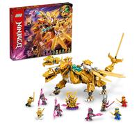 LEGO 71774 NINJAGO L’Ultra Dragon d’Or de Lloyd, Figurine Ninja Inédites Cole, Zane, Kai et Jay, Jouet de Dragon, Enfants 9 Ans