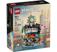 LEGO NINJAGO Micro City 40703 - Bloc modulaire à 5 étages avec salons de thé et bar à sushis - Compatible avec d'autres micro ensembles - À partir de 10 ans
