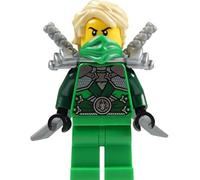 LEGO Ninjago : Mini figurine de Lloyd Garmadon avec 2 katanas argentés