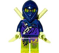 LEGO Ninjago - Mini Figurine Ghost Ninja Hackler avec épées