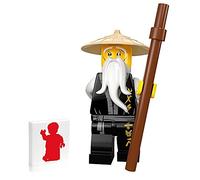 LEGO Ninjago Minifigure - Sensei Wu (Black Robe and Staff) Display Stand 70670