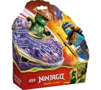 LEGO Ninjago NYA Contre la Toupie du Monstre Mutant - Jouet Ninja avec Lanceur de Style Battling Tops - 2 Minifigurines - Cadeau d'anniversaire pour Garçon ou Fan dès 6 Ans 71849