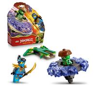 LEGO NINJAGO Nya vs. Mutation Monster Spinner - Ninja Spinning Toy w/a Launcher,