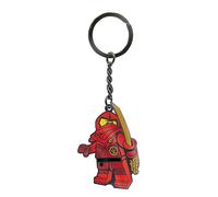 Lego Ninjago Porte-clés en émail - Kai (53337) pour clés de voiture, sac à dos, sac de plage, comprend un porte-clés en métal. Longueur totale du porte-clés : 11,4 cm., Rouge, Small
