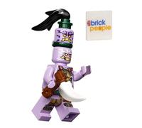 LEGO Ninjago: PoulErik Minifig with 2 Heads, Dagger, and Tribal Shield