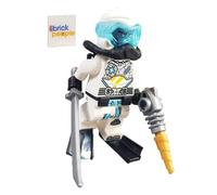 LEGO Ninjago: Zane Seabound dans Plongée Gear avec Drill Gun et Katana