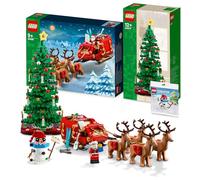 LEGO Noël 2024 Bundle - Arbre et Traîneau du Père Noël (40499 & 40573), Christmas Tree, Set d'hiver