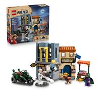 LEGO One Piece L’Affrontement avec Le Capitaine Smoker - Jouet Interactif - 4 Minifigurines Dont Monkey D. Luffy & Sanji - Décoration de Chambre d'enfant - Cadeau Garçon, Fille dès 9 Ans ou Fan 75642