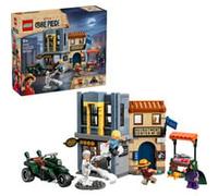LEGO One Piece L’Affrontement avec Le Capitaine Smoker - Jouet Interactif - 4 Minifigurines Dont Monkey D. Luffy & Sanji - Décoration de Chambre d'enfant - Cadeau Garçon, Fille dès 9 Ans ou Fan 75642