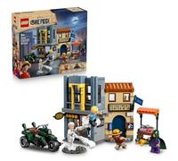 LEGO One Piece L’Affrontement avec Le Capitaine Smoker - Jouet Interactif - 4 Minifigurines Dont Monkey D. Luffy & Sanji - Décoration de Chambre d'enfant - Cadeau Garçon, Fille dès 9 Ans ou Fan 75642