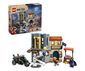 LEGO One Piece L’Affrontement avec Le Capitaine Smoker - Jouet Interactif - 4 Minifigurines Dont Monkey D. Luffy & Sanji - Décoration de Chambre d'enfant - Cadeau Garçon, Fille dès 9 Ans ou Fan 75642