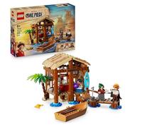LEGO One Piece Le Bar du Village de Fuchsia - Jouet Bateau & Minifigurines de Luffy, Shanks, Makino - Accessoires Dont Affiche « Wanted » - Cadeau Anime pour Garçon ou Fille dès 8 Ans 75636