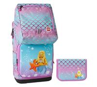 Lego - Optimo Starter School Bag W. Gym Bag & Pencil Case - Mermaid (20254-2304)