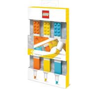 Lot de 03 SURLIGNEURS LEGO 51685, édition limitée, jaune/orange/bleu