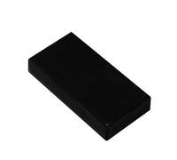 LEGO Parts and Pieces: Black 1x2 Tile x50