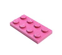 LEGO Parts and Pieces: Dark Pink (Bright Purple) 2x4 Plate x20