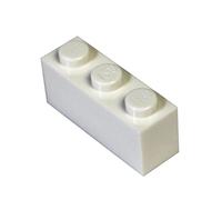 LEGO Parts and Pieces: White 1x3 Brick x50