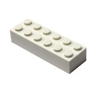 LEGO Parts and Pieces: White 2x6 Brick x20