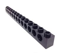Lego Parts: Technic, Brick 1 x 14 with Holes (Black) by Parts/Elements - Technic, Bricks
