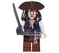LEGO Pirates des Caraïbes : Jack Sparrow avec un sabre