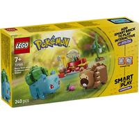 LEGO Pokémon Smart Play : Bulbizarre et Keunotor, Délice de Baies - Jouet de Construction - Set Compatible incluant 2 Smart Tags et 2 Pokémon - Idée de Cadeau pour Garçons et Filles dès 7 Ans 72155