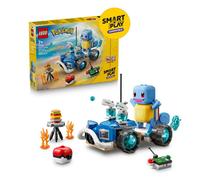 LEGO Pokémon 72156 - Set de construction compatible SMART Play™ - Carapuce, Aventure avec le buggy du Dresseur - Dès 7 ans