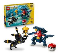 LEGO Pokémon 72165 - Set de construction compatible SMART Play™ - Noctali et Carchacrok, Combat - Dès 10 ans