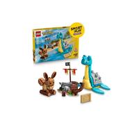 LEGO Pokémon SMART Play Chasse au trésor 72162 Eevee et Carchacrok Noir