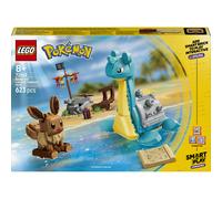 LEGO Pokémon Smart Play : Chasse au Trésor d’Évoli et Lokhlass - Jouet Interactif - Set Compatible incluant 3 Smart Tags et 2 Pokémon - Idée de Cadeau pour Garçons et Filles dès 8 Ans - 72162