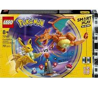LEGO Pokémon 72167 - Set de construction Pokémon SMART Play™ - Dracaufeu et Voltali, Combat Ultime - Set Tout-en-un - Dès 8 ans