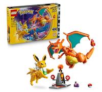 LEGO Pokémon Smart Play : Le Combat Ultime Entre Dracaufeu et Voltali - Jouet Tout-en-Un Interactif avec 2 Smart Briques, 4 Tags, 1 Chargeur & 2 Pokémon - Idée Cadeau Garçon ou Fille dès 8 Ans 72167