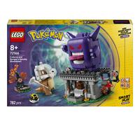 LEGO Pokémon 72166 - Set de construction compatible SMART Play™ - Ectoplasma et Osselait, Effrayant Affrontement - Dès 7 ans